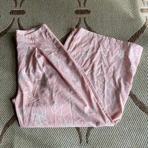 SHEIN Light Pink Women's wide leg pants